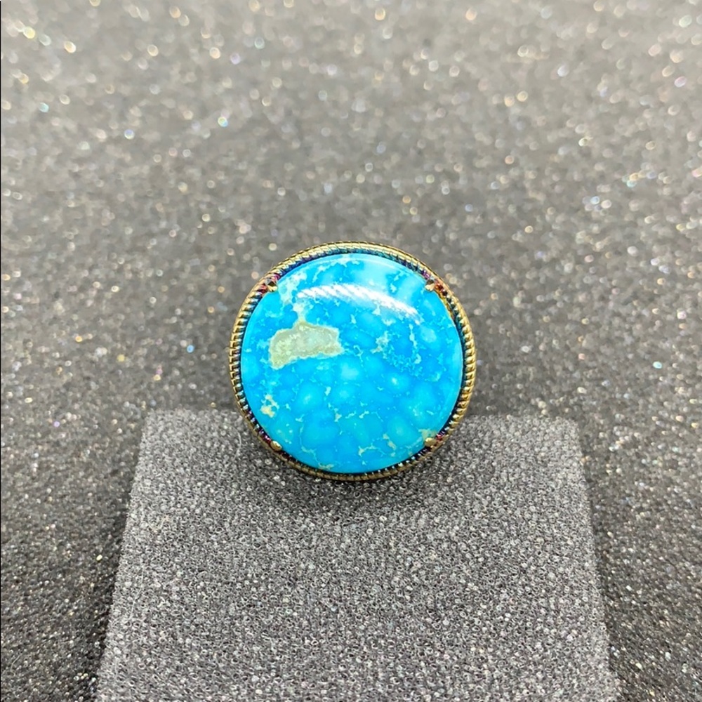 Carol Brodie Rarities 925 Turquoise Ring.